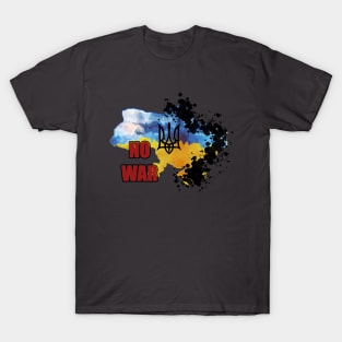 NO WAR IN UKRAINE T-Shirt